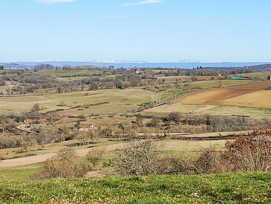 Vue sur les volcans