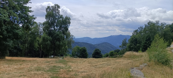 Vue sur les Vosges depuis le Firstacker