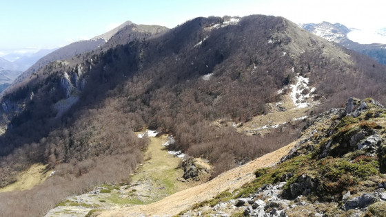 Vue sur notre montée