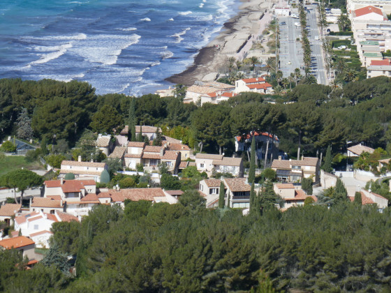 Vue sur plage