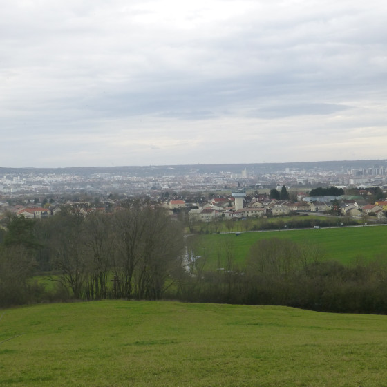 Vue sur Pulnoy et Essey les Nancy