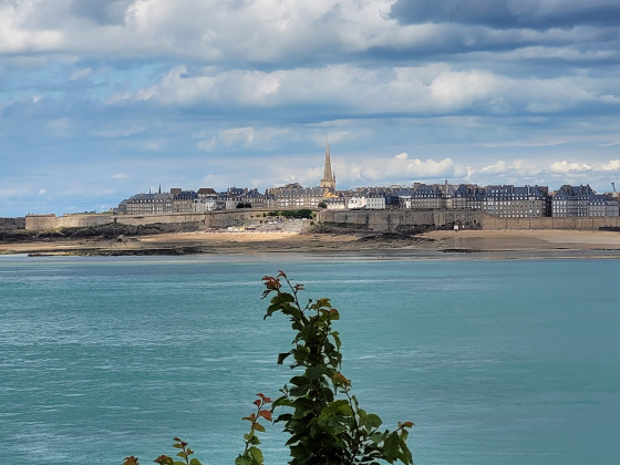 Vue sur Saint Malo.