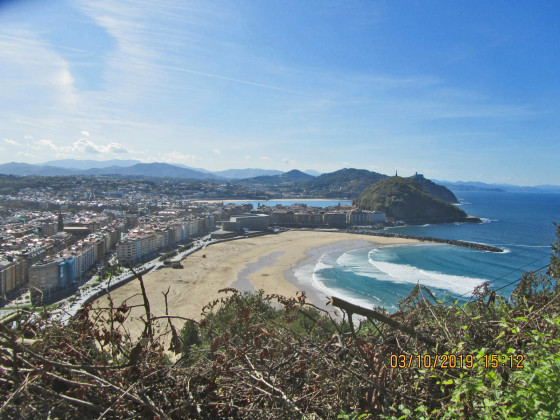 vue sur San Sebastien