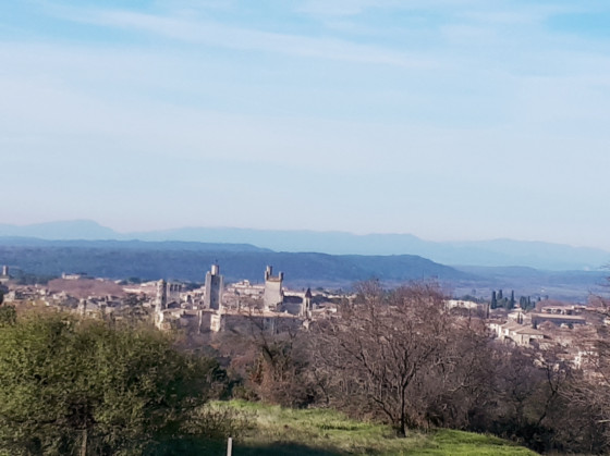 Vue sur Uzes