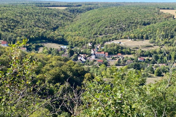 Vue sur Val Suzon bas