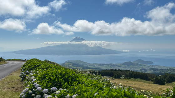 vue sur volcan Pico