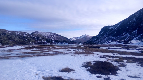 Vue un peu apr&egrave;s le refuge sur le retour
