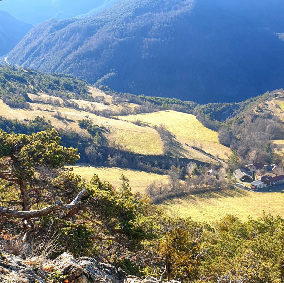 Vue vers Furmeyer du belvédère