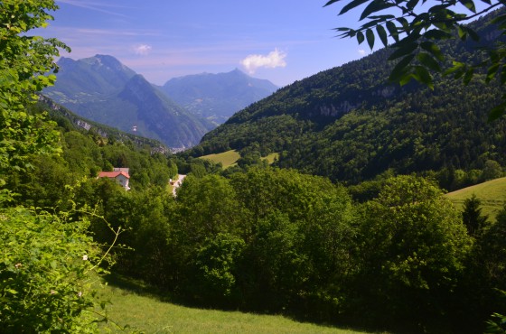 Vue vers Grenoble depuis Engins
