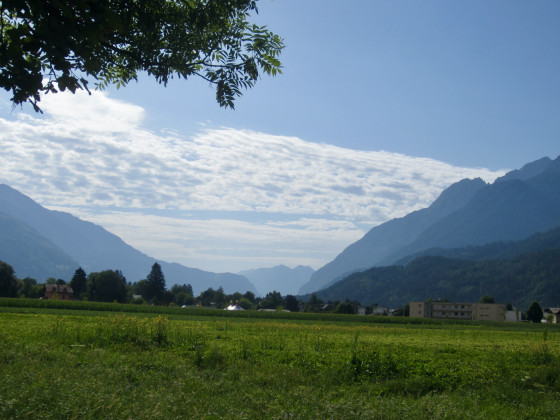 Vue vers l\'Est, vers la Carinthie