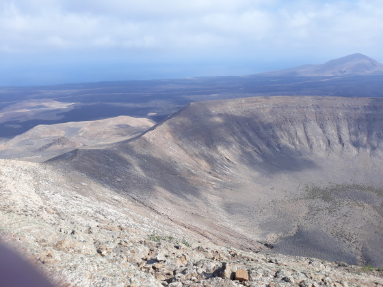 Vue vers l\'Ouest Nord-Ouest à l\'approche du sommet