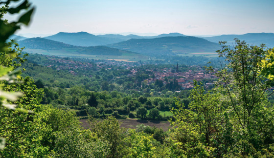 vue vers la plaine de Limagne