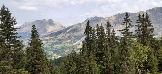 Vue vers le col du Noyer