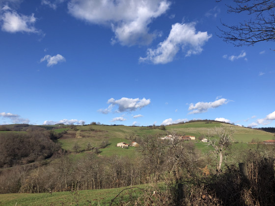 vue vers le nord près de la Croix de l\'Orme