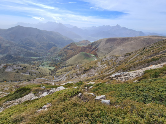 Vue vers le Sud depuis la mont&eacute;e vers le Gargas