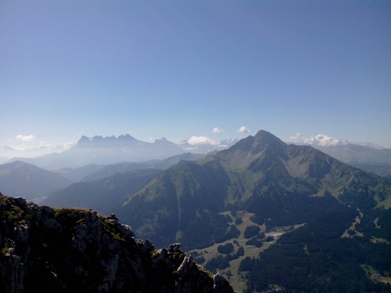 Vue vers le Sud depuis le sommet