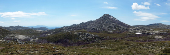 vue vers le Sud depuis la bergerie de Chiralbella