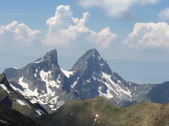 Vue vers le Sud sur la Dent d\'Oche