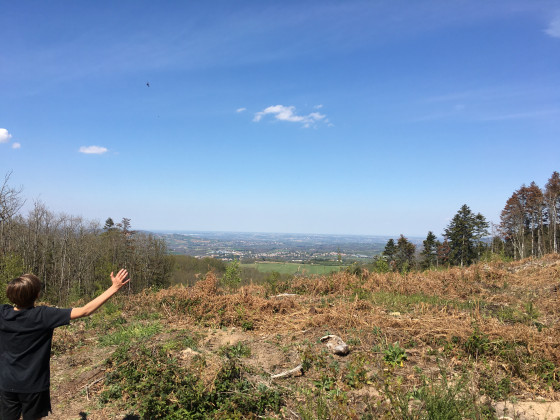 Vue vers le Val de Saone