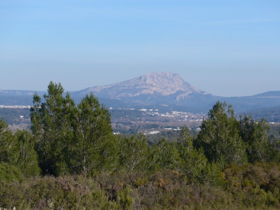 Vue vers Sainte Victoire