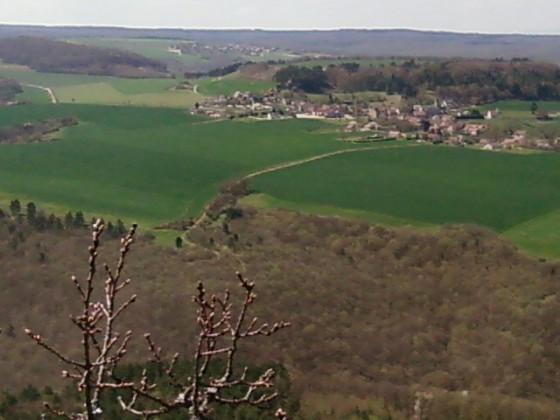 Vue zoomée sur Urcy
