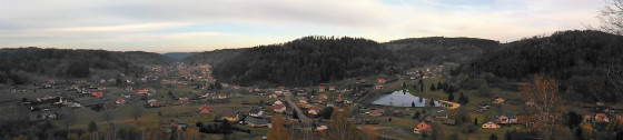 Walscheid, vue depuis le promontoire de St L&eacute;on
