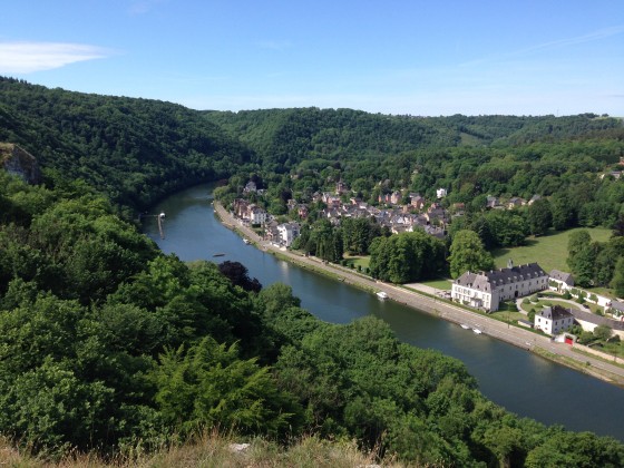 Waulsort depuis le porte drapeau