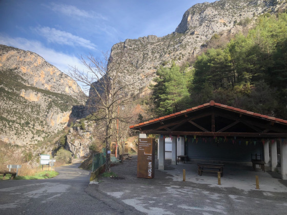 Zone de départ pour la forteresse