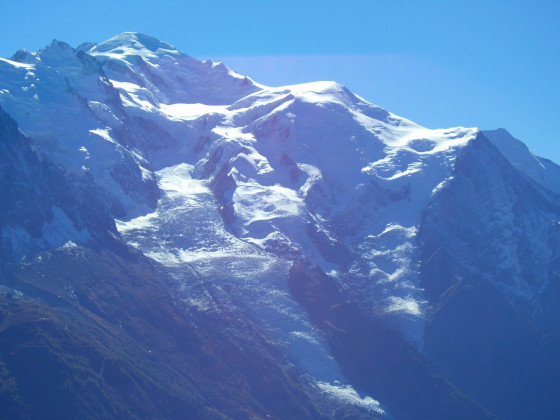 Zoom sur le Mont-Blanc