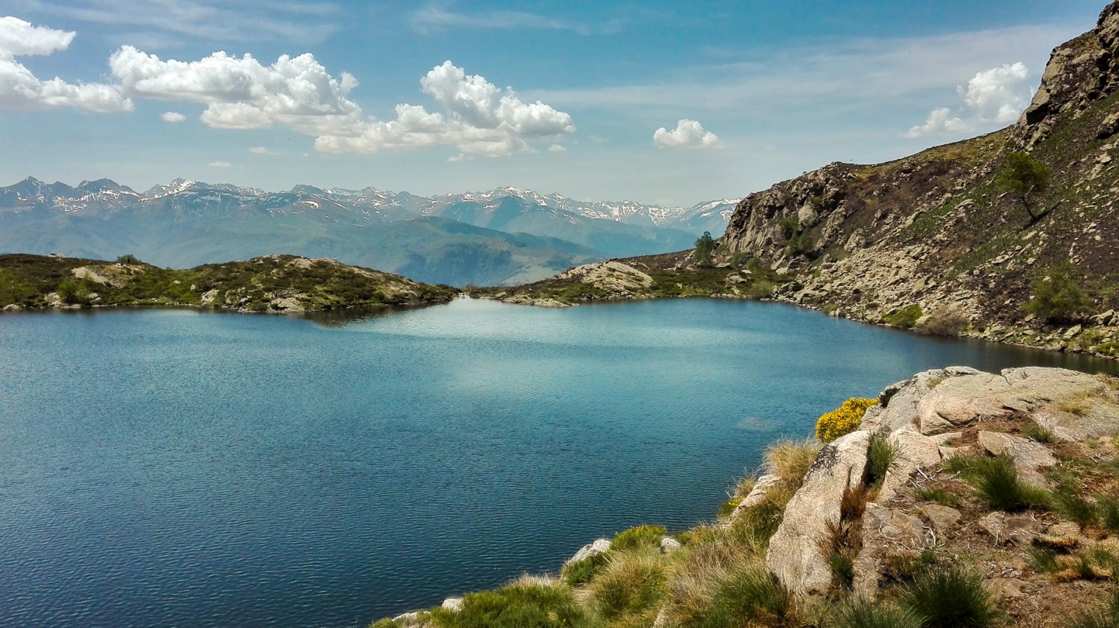 Arrivée sur l'Etang d'Appy