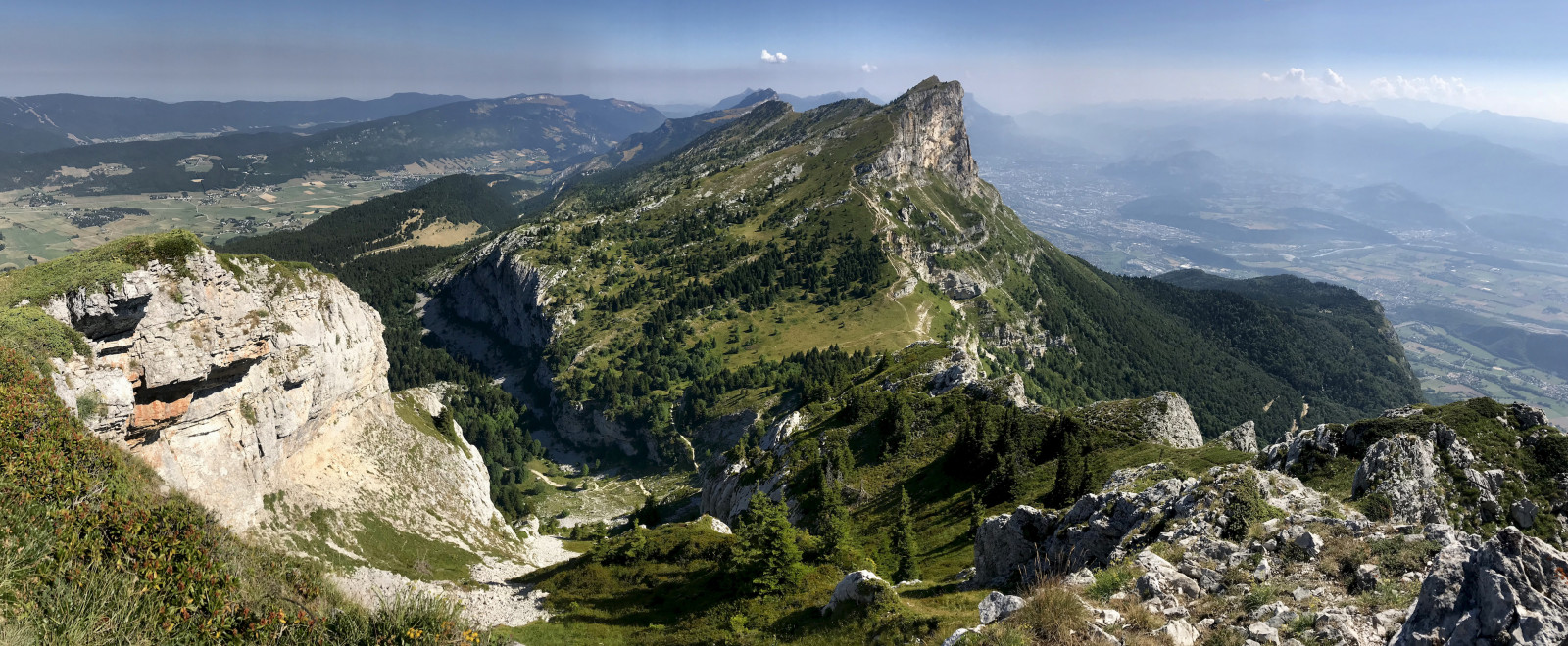 L'extrémité de la Crête des Crocs