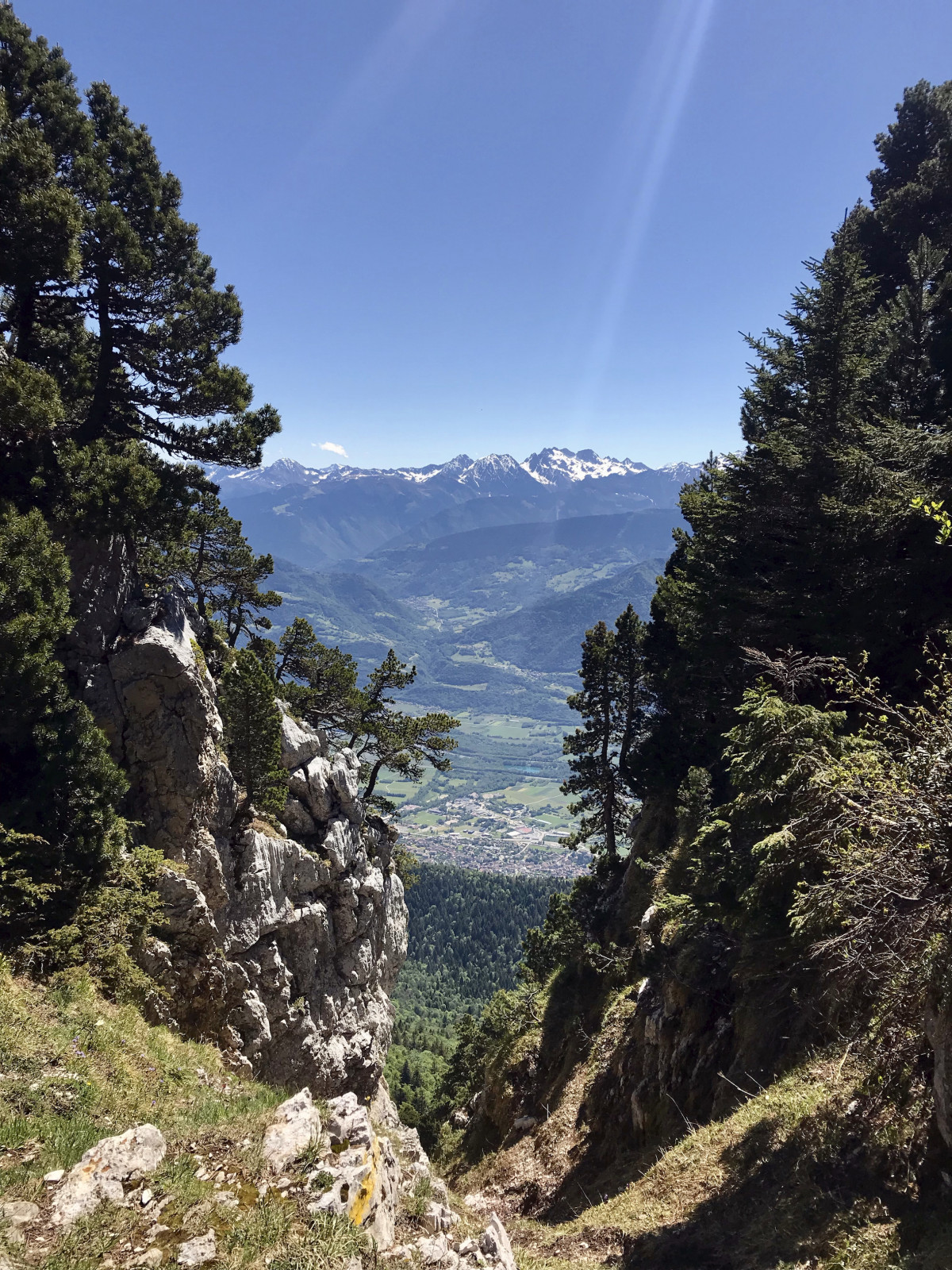 Photo de repérage pour l'entrée du Pas de Ragris