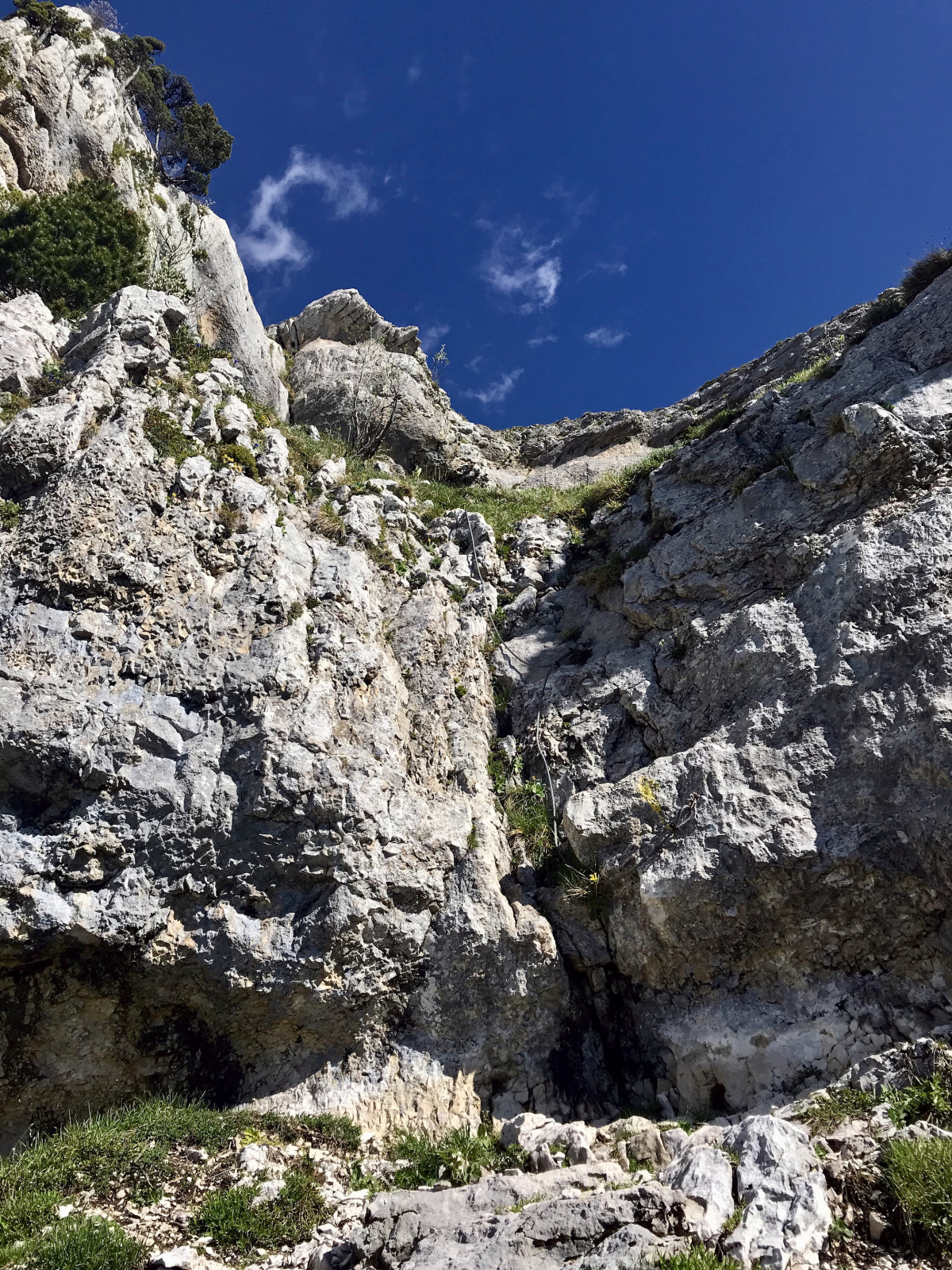 Photo de repérage du cable du Pas des Charassons