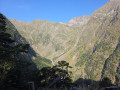 Le haut du vallon de Baricave depuis le col