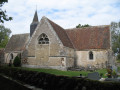 L'église Saint-Eman près de la source du Loir