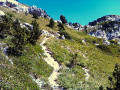 3 After the cirque. The path towards the Pas de Montbrun