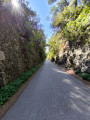 A narrow passage between the rocks
