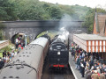 A very busy Weybourne station on the 40's weekend
