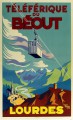 Affiche du téléférique (sic !) du Béout (1952)