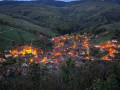Albé à la tombée de la nuit