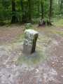Ancienne borne gravée