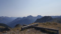 Le pic de Bernardez depuis la maison forestière de Bellevue