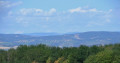 In the distance, the vineyards of Condrieu