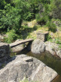 Après la descente finale très abrupte, la rivière pour prendre un bain bien méritée!