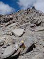 Arrivée au Mont Pelat Arrivée au Mont Pelat