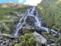 At the bottom of Steall Falls