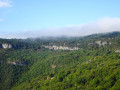 Plateau et forêts au-dessus de Labeil