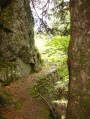 au pied des rochers d'Abraham