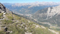 Au sommet du Janus, vue sur les Ecrins