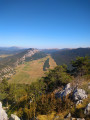 Au sommet, vue d'en bas d'en haut